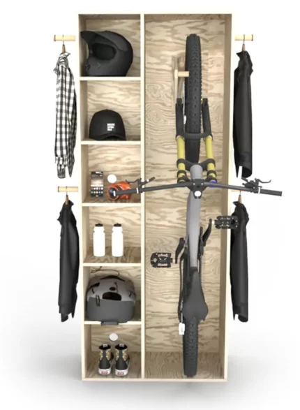 Multifunctional Bicycle Storage Cabinet