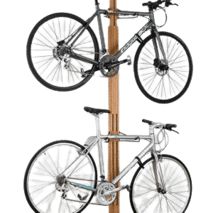 Indomitable Red Oak bike Storage Rack