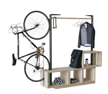 Multifunctional Upright Bicycle Cabinet