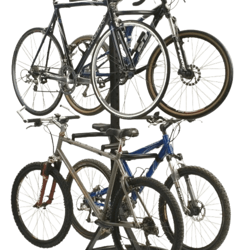 Four bike upright hangers Four bike upright hangers