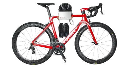 Stainless Steel Bicycle Wall Mount Silver