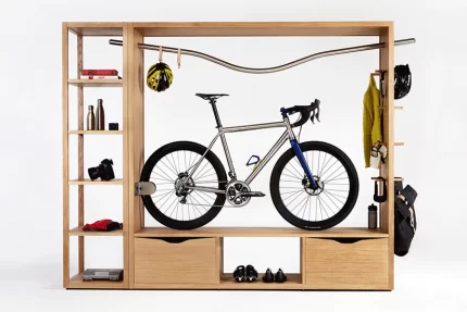 LED-Powered TV Bicycle Furniture