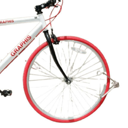 Outdoor bicycle rack