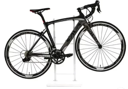 Indoor Bike Display Rack White
