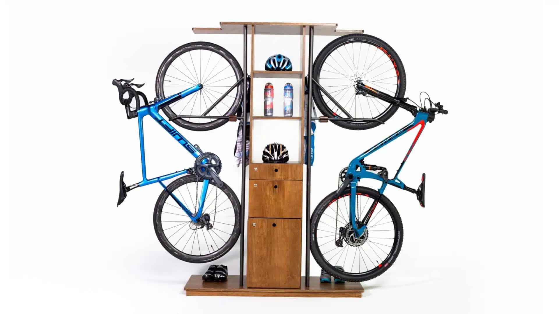 Multi-function Two Vertical Bike Storage Rack Multi-function Two Vertical Bike Storage Rack